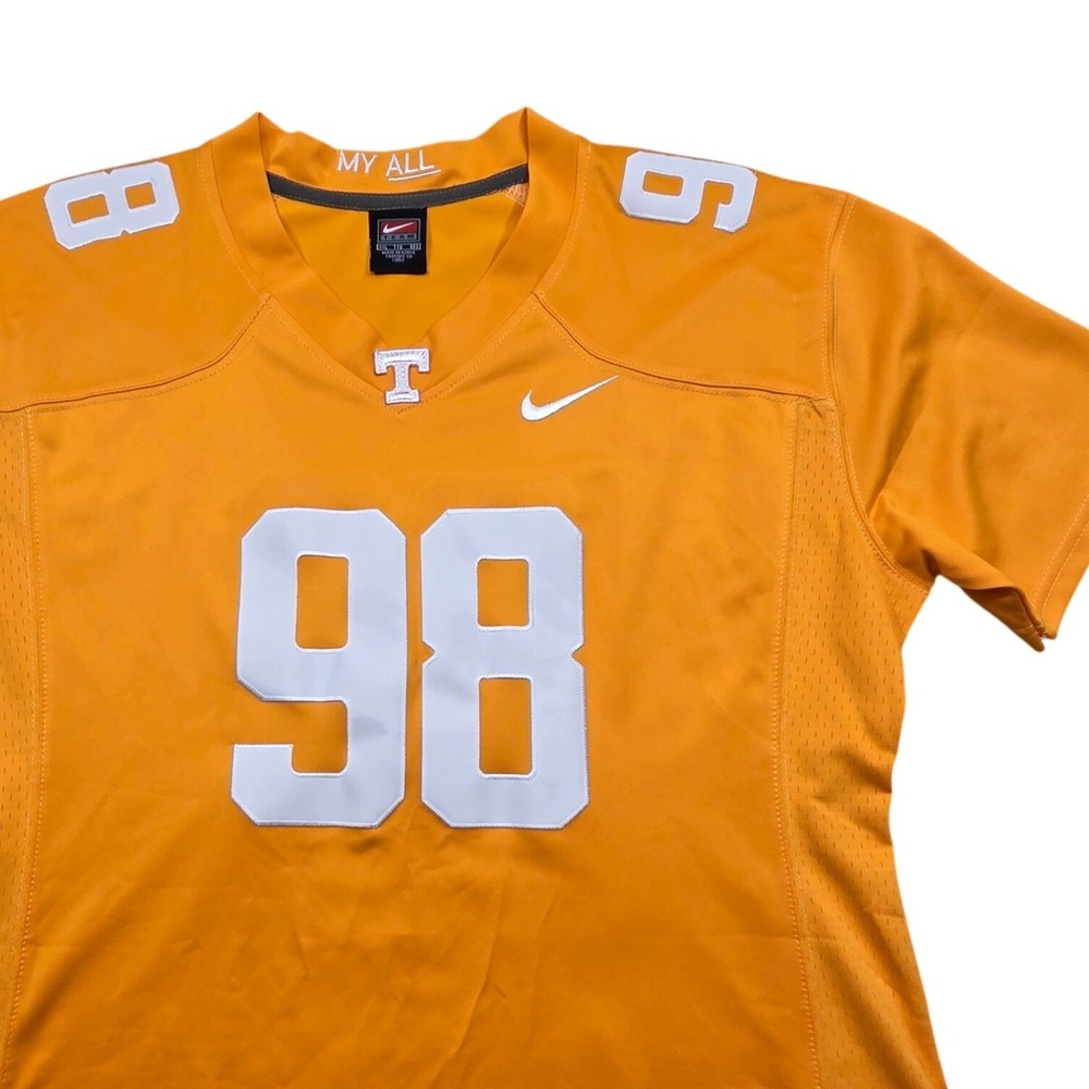 Nike Tennessee Volunteers Football Jersey Womens XXL Orange 98 My All *READ